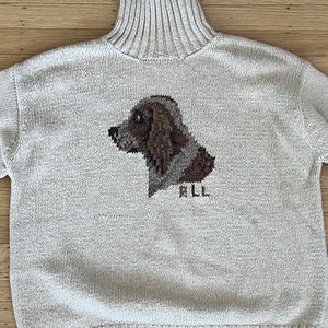 Ralph Lauren Dog Turtle Neck Sweater